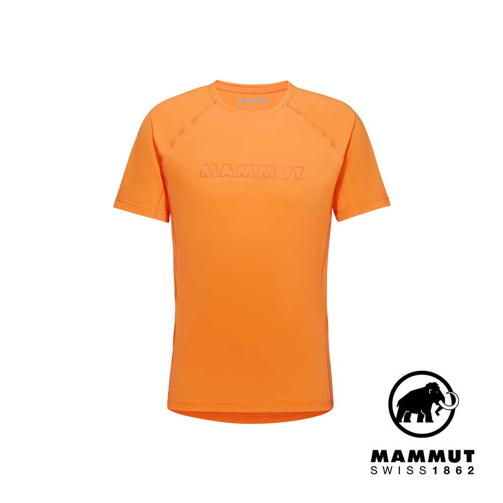 【Mammut 長毛象】Selun FL Logo T-Shirt 機能LOGO短袖T恤 柑桔橘 男款 #1017-05050