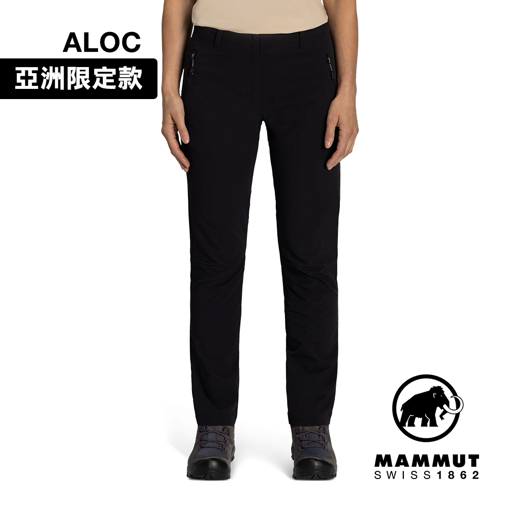 【Mammut 長毛象】 Trekkers 3.0 SO Pants AF W 健行防潑水長褲 黑色 女款 #1021-00811