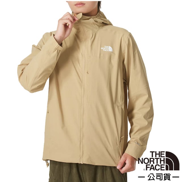 【The North Face】男 TWILIGHT 機能性WINDWALL防風防潑水保暖透氣連帽外套/89ZN-LK5 卡其色