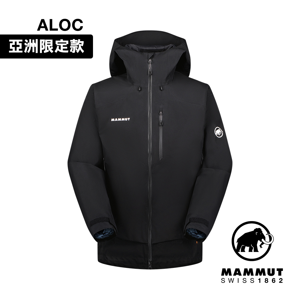 【Mammut 長毛象】Ayako Pro 2.0 HS Hooded Jacket AF GTX防水外套 黑色 男款 #1010-30280