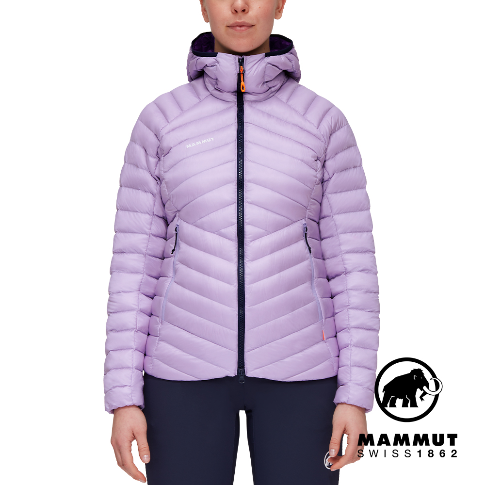 【Mammut 長毛象】Broad Peak IN Hooded Jkt W 羽絨連帽外套 女款 星系紫/海洋藍#1013-02970