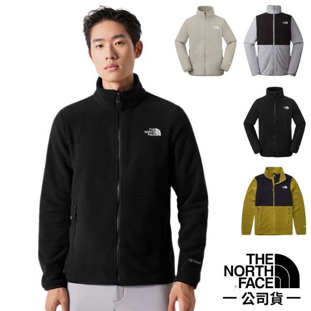 【The North Face】男 New Polartec 200 拼接控溫保暖刷毛外套/83O9