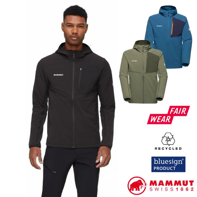 【MAMMUT 長毛象】男 Madris Light ML Hooded Jacket 防風透氣連帽外套/1014-03842