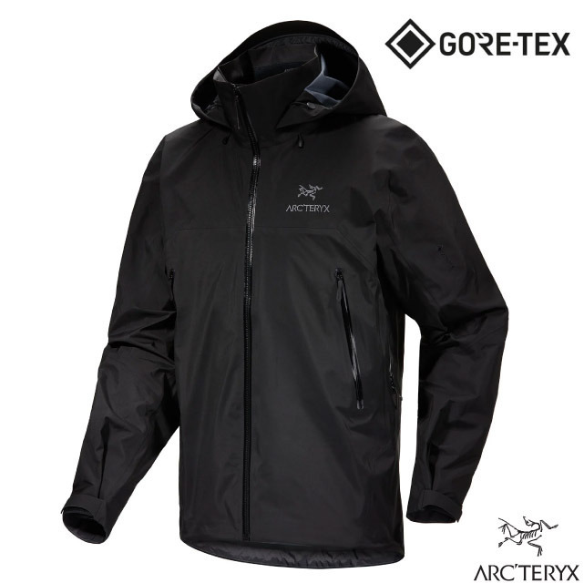 【ARCTERYX 始祖鳥】男 Beta AR Gore-Tex 3L 防水透氣連帽外套 X000007082 黑