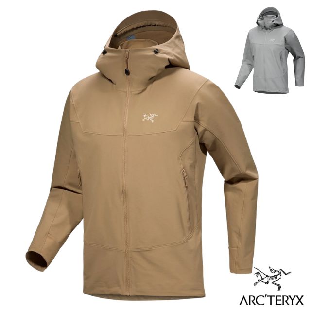 【ARCTERYX 始祖鳥】男 Gamma 防風雨彈力連帽軟殼外套/X000009819
