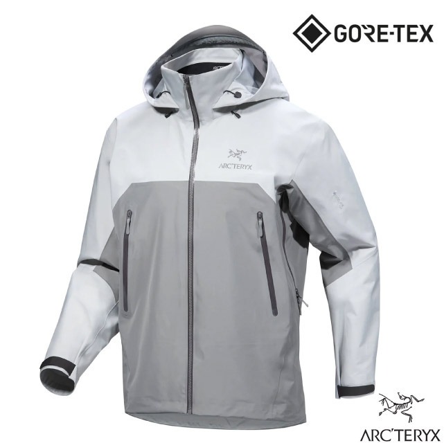 【ARCTERYX 始祖鳥】男 Beta AR Gore-Tex 3L 防水透氣連帽外套/X000007082 沈靜灰/太空灰