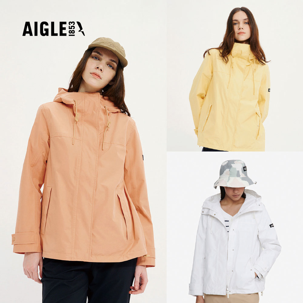 【AIGLE】女 GORE-TEX 輕量防水透氣外套｜AG-4P203