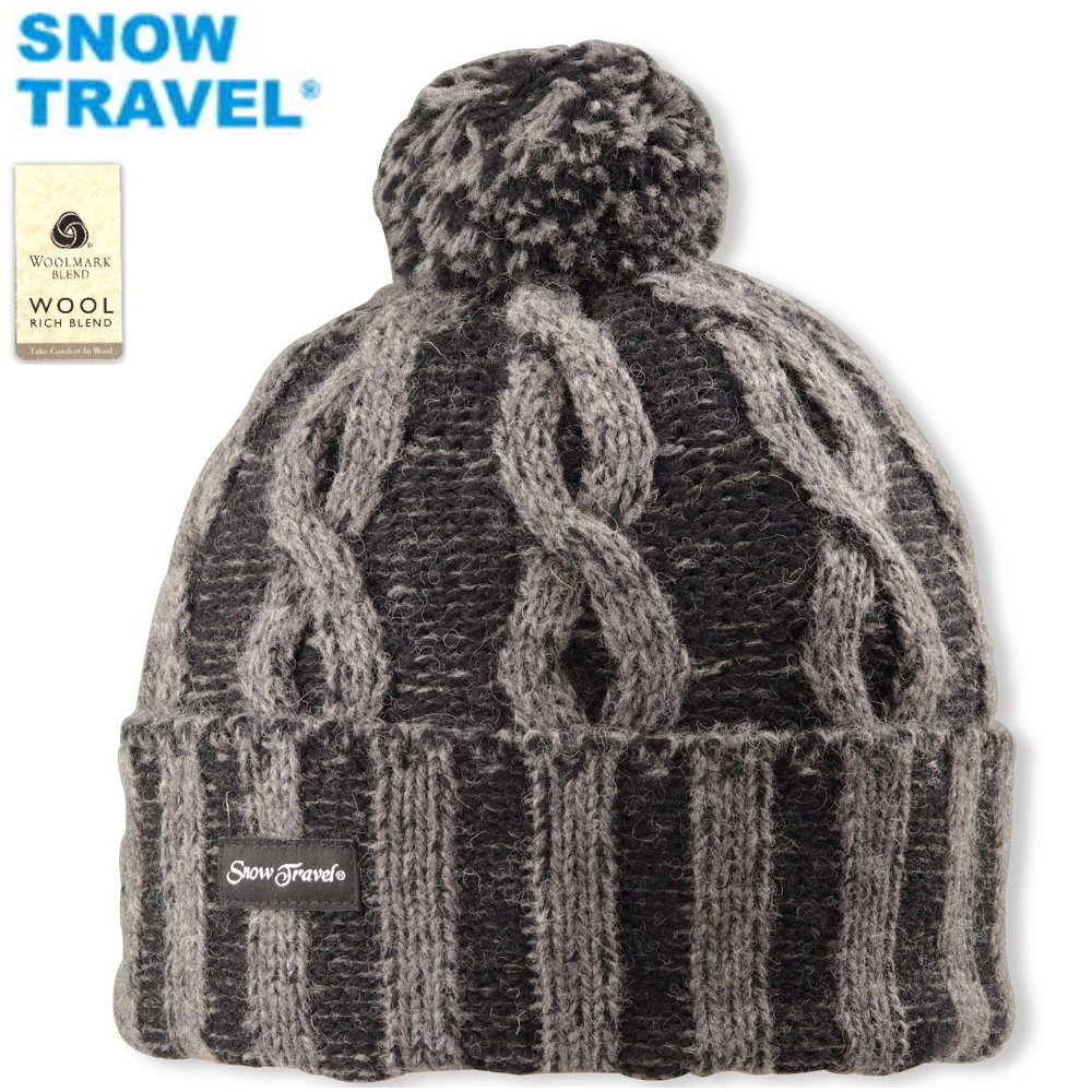 【SNOW TRAVEL】100%3M防風+美麗諾羊毛85%加厚3層羊毛帽AR-60(任選1頂)