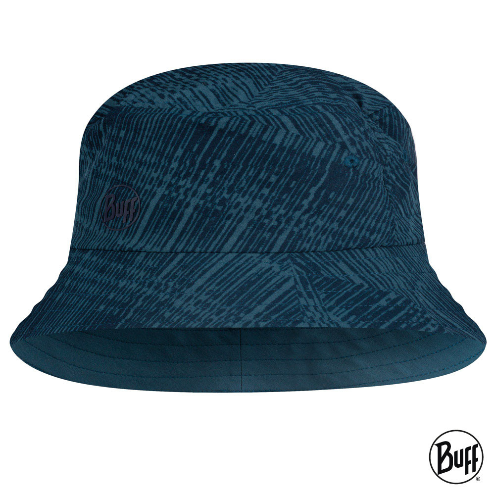 [西班牙 BUFF 可收納漁夫帽-暗藍刷紋 BF122591-707