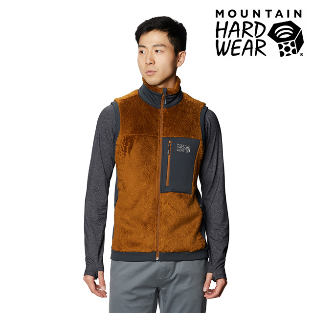 【Mountain Hardwear】Monkey Fleece Vest 保暖刷毛立領背心 男款 金棕 #1851611