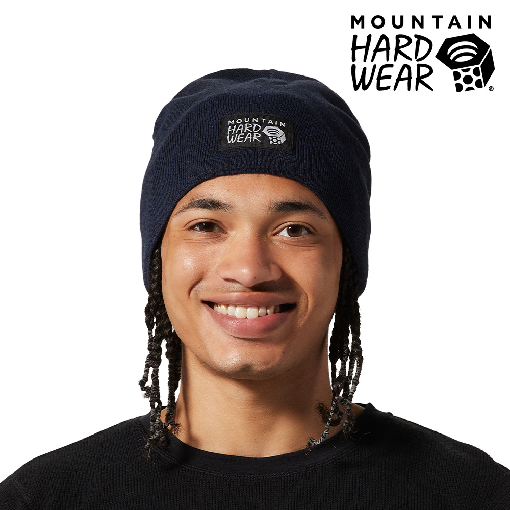 【Mountain Hardwear】MHW Logo™ Beanie 保暖復古豆豆帽 海軍藍 #1868731