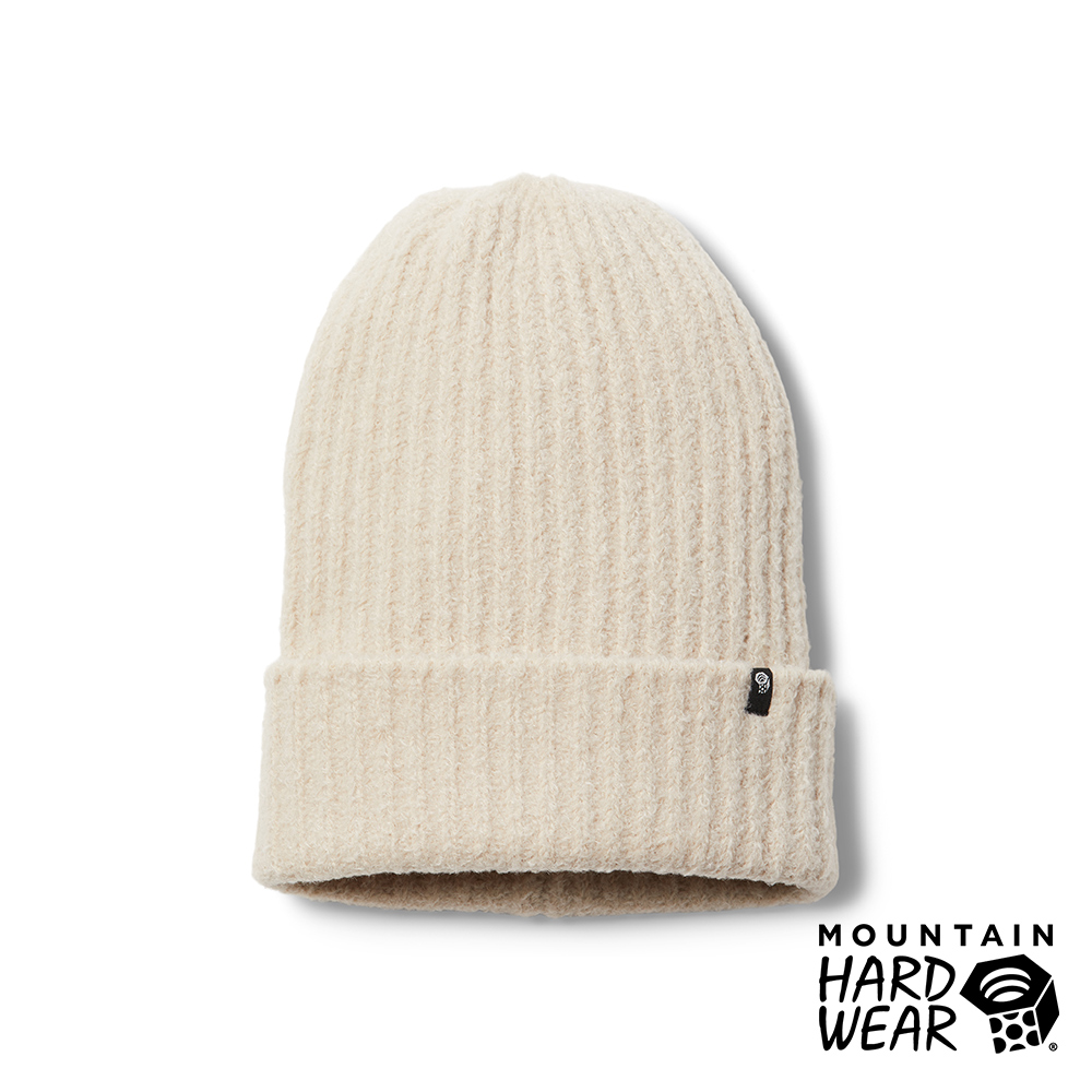 【Mountain Hardwear】PlushKnit W Beanie 保暖反折豆豆帽 貝殼白 #2005601