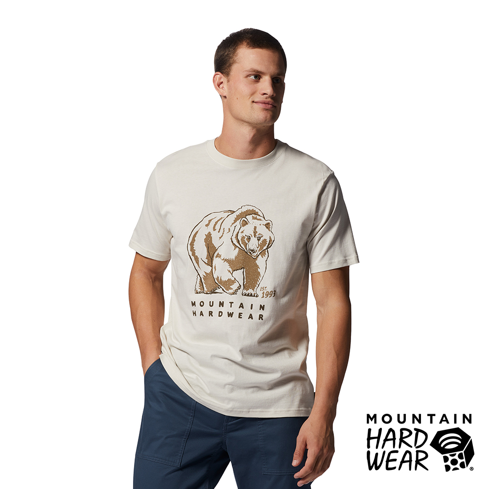 【Mountain Hardwear】Grizzly™ Short Sleeve 灰熊短袖棉T恤 男款 石灰 #2025191