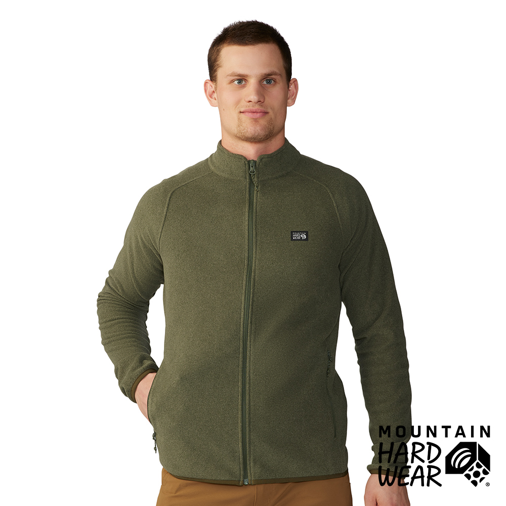 【Mountain Hardwear】Microchill™ Full Zip Jacket 保暖刷毛立領外套 男款 盛榆綠 #2048251