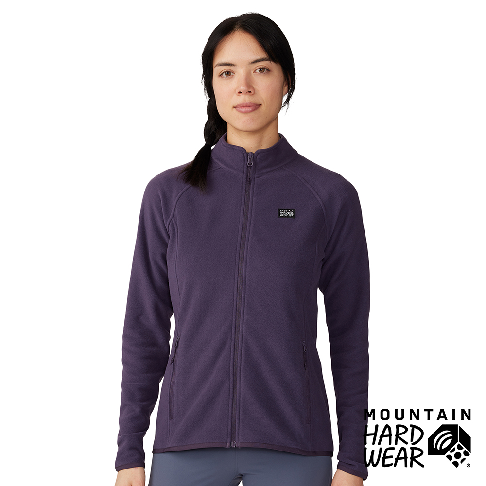 【Mountain Hardwear】Microchill Full Zip Jacket W 保暖刷毛立領外套 女款 藍紫 #2048271