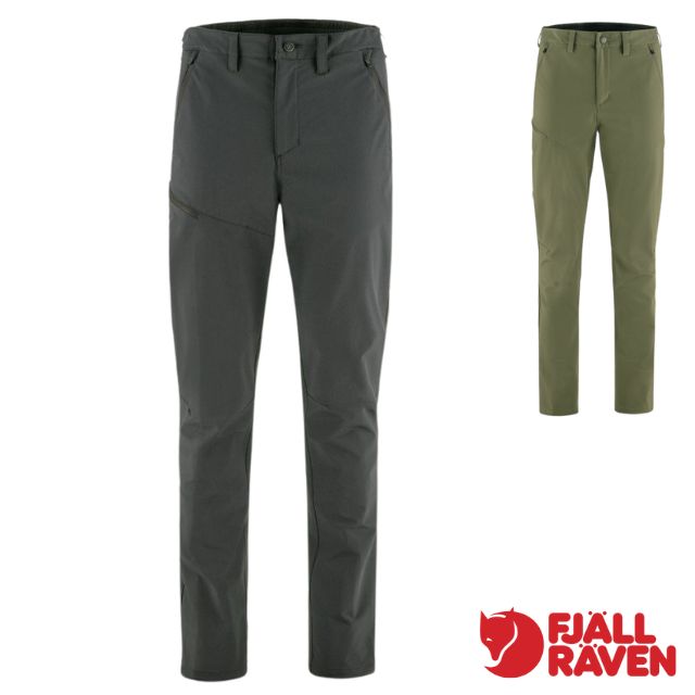【Fjallraven】小狐狸 男 Abisko Trail Stretch 輕量透氣全彈性機能長褲(標準版型)/12200163
