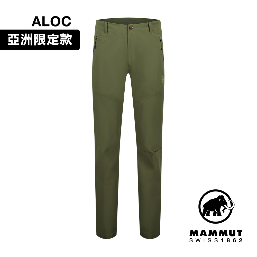【Mammut 長毛象】Trekkers 3.0 Pants AF Men 健行防潑水長褲 深沼澤綠 男款 #1021-00800
