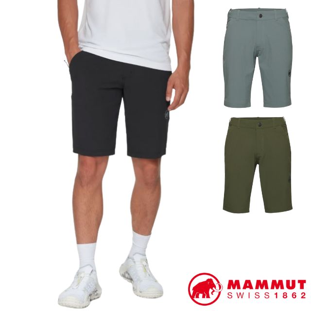 【MAMMUT 長毛象】男 Hiking V Shorts 多功能彈性透氣登山健行短褲/1023-01150