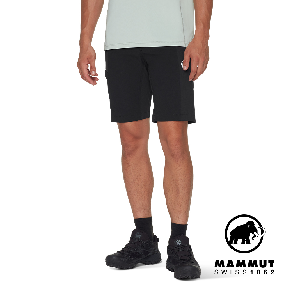 【Mammut 長毛象】Ducan Shorts 輕量耐用健行短褲 黑色 男款 #1023-01110