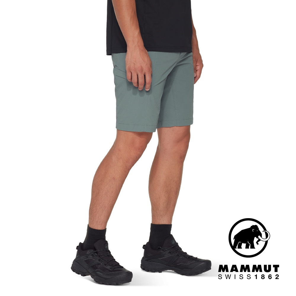 【Mammut 長毛象】Ducan Shorts 輕量耐用健行短褲 地層灰藍 男款 #1023-01110