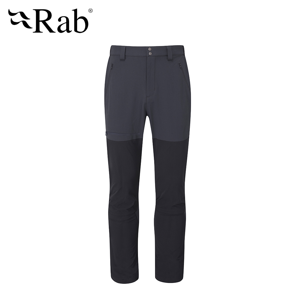 【英國 RAB】Torque Mountain Pants 防輕量彈性軟殼長褲 男款 鯨魚灰 #QFU40