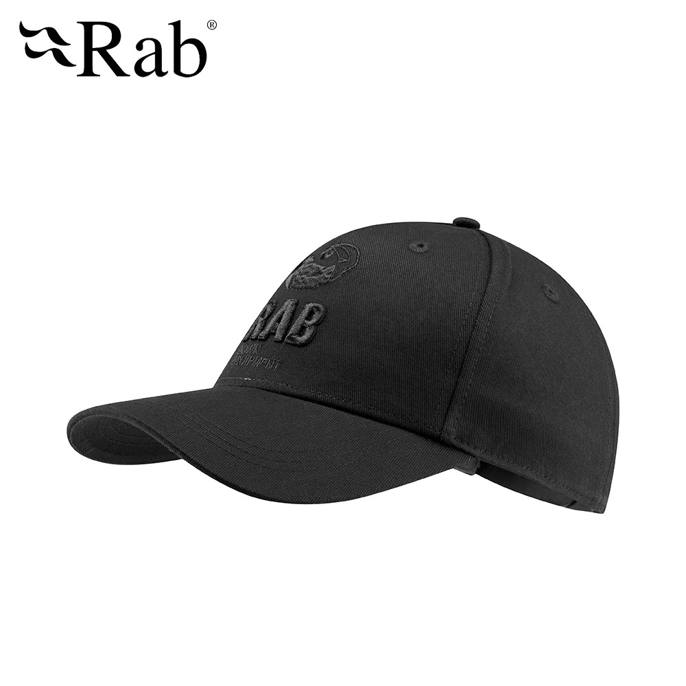 【英國 RAB】Feather Cap 休閒棉質棒球帽 黑色 #QAB12