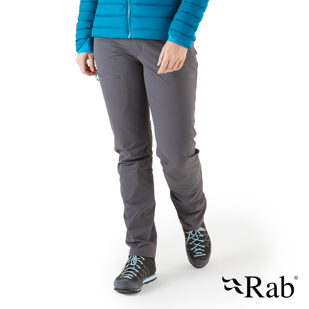 【英國 RAB】Incline AS Pants Wmns 防風防潑水軟殼長褲 女款 石墨灰 #QFU85