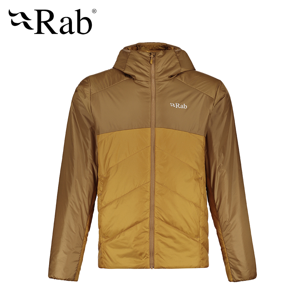 【英國 RAB】Xenon 2.0 Jacket 輕量防風化纖連帽外套 男款 焦糖棕 #QIO94