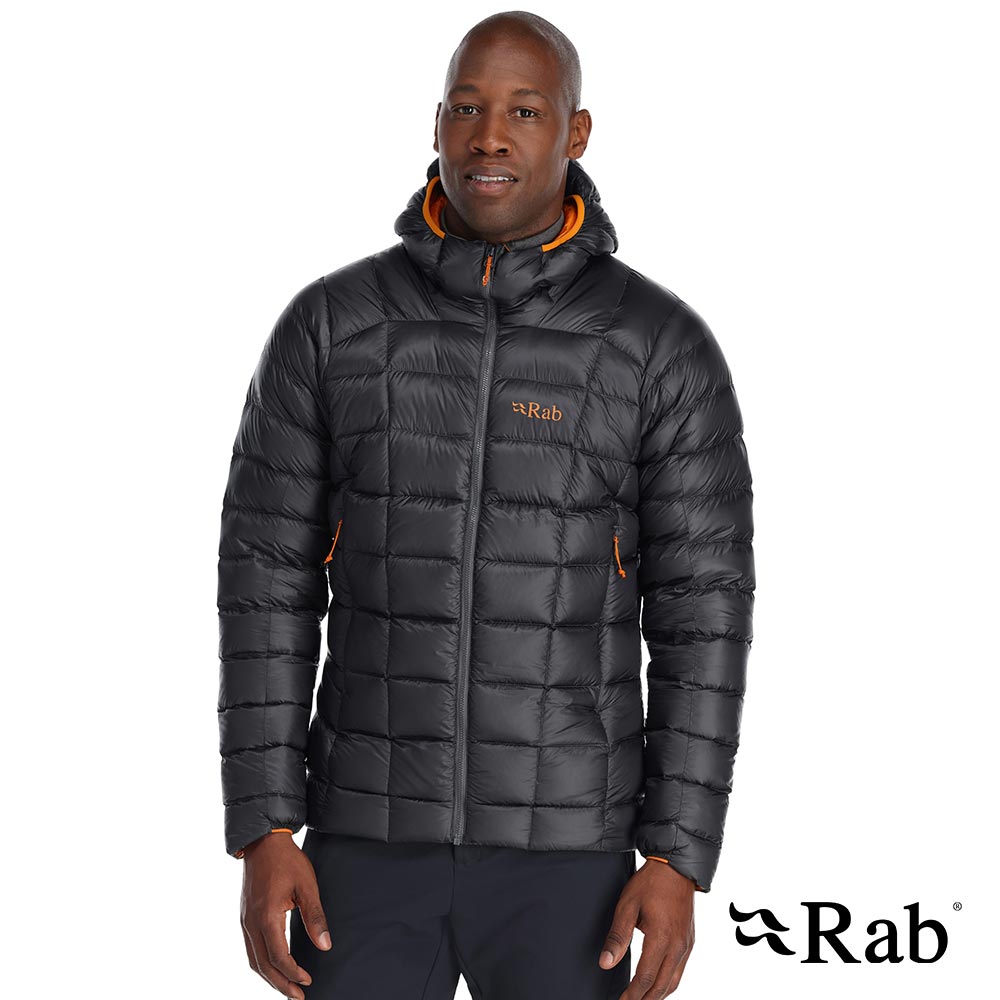 【英國 RAB】Mythic Alpine Jacket 神話輕量羽絨連帽外套 男款 石墨灰 #QDB45