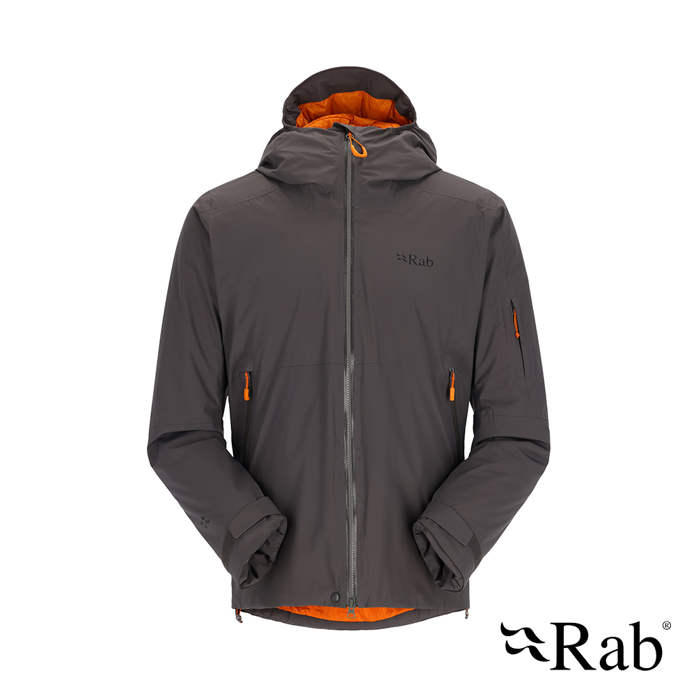 【英國 RAB】Khroma Transpose Jacket 二合一防風雨化纖連帽外套 男款 石墨灰 #QIP05