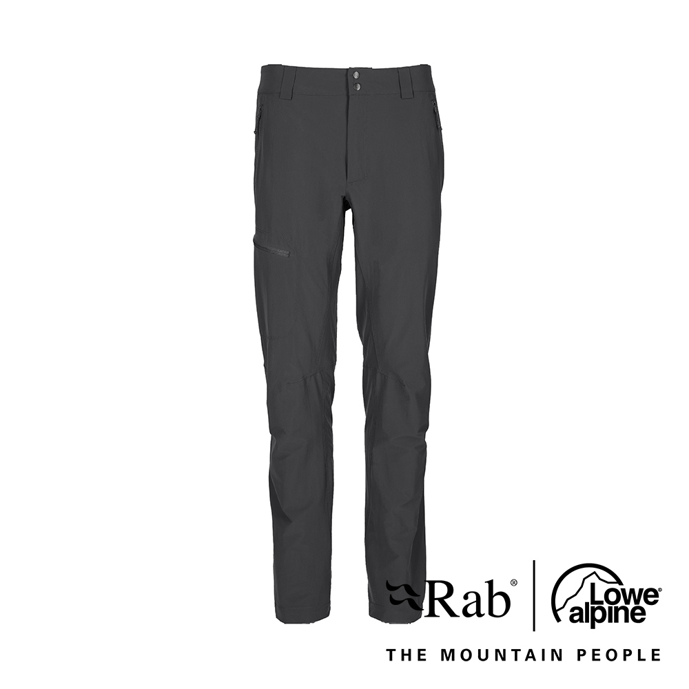 【英國 RAB】Incline Light Pants 輕量防潑水軟殼長褲 男款 煤炭黑 #QFV05