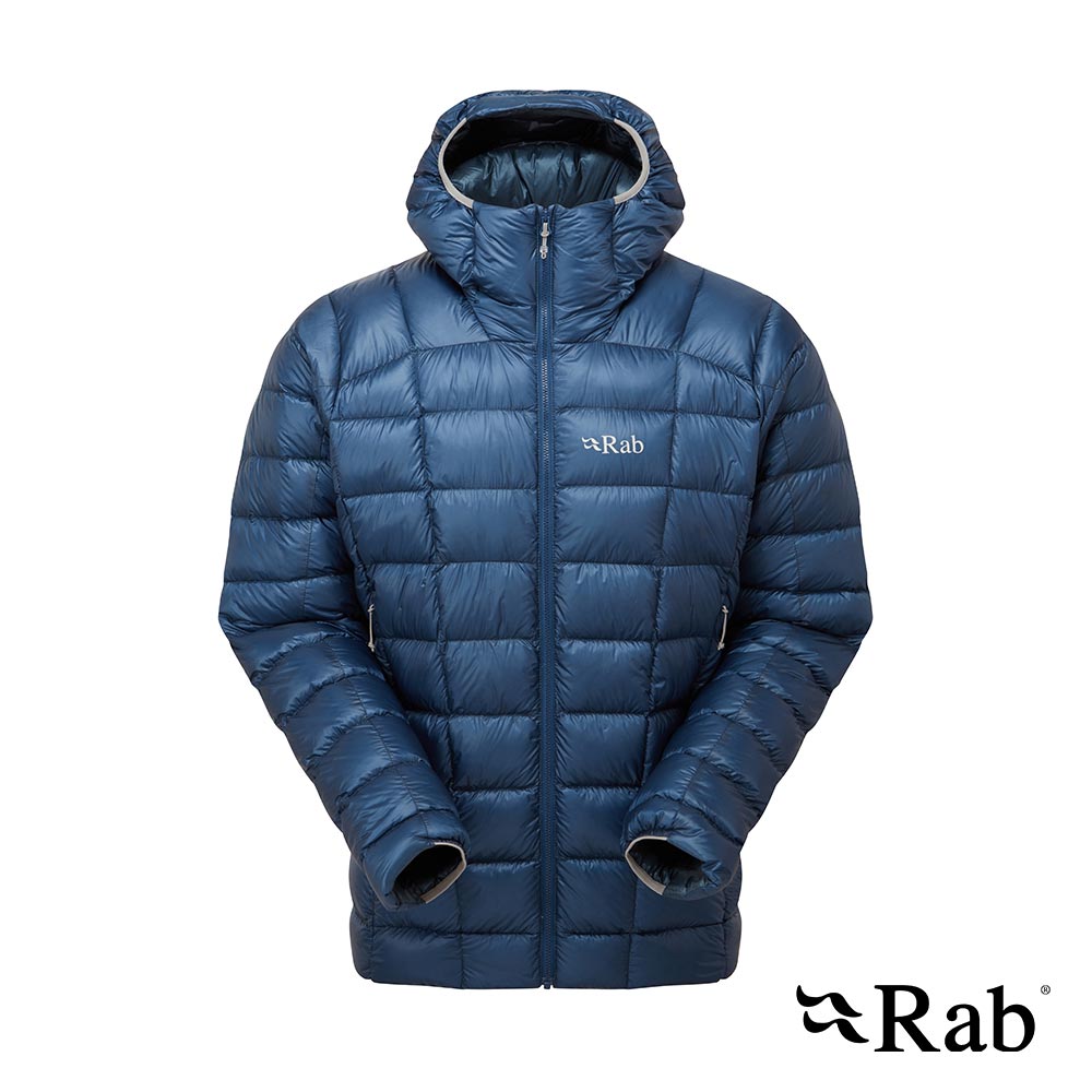 【英國 RAB】Mythic Alpine Jacket 神話輕量羽絨連帽外套 男款 暴風藍 #QDB45