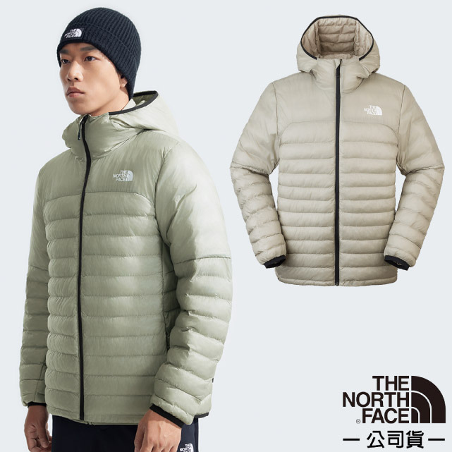 【The North Face】男 ThermoBall 極輕量暖魔球保暖羽絨連帽外套/83UF-1I4 陶土灰