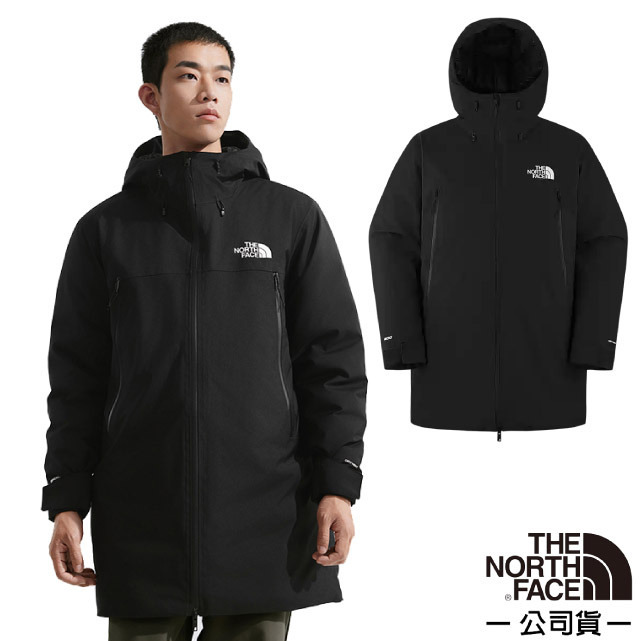 【The North Face】男 DRYVENT 防風防水保暖羽絨長版外套/8AYH