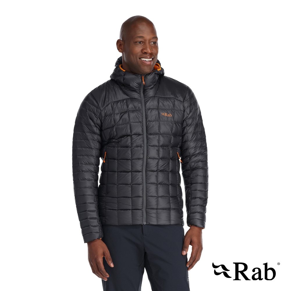 【RAB】Mythic Alpine Light Jacket 神話輕量保暖羽絨連帽外套 男款 石墨灰 #QDB47