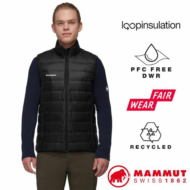 【MAMMUT 長毛象】男 Crag IN Vest 保暖化纖填充立領背心/1013-03450