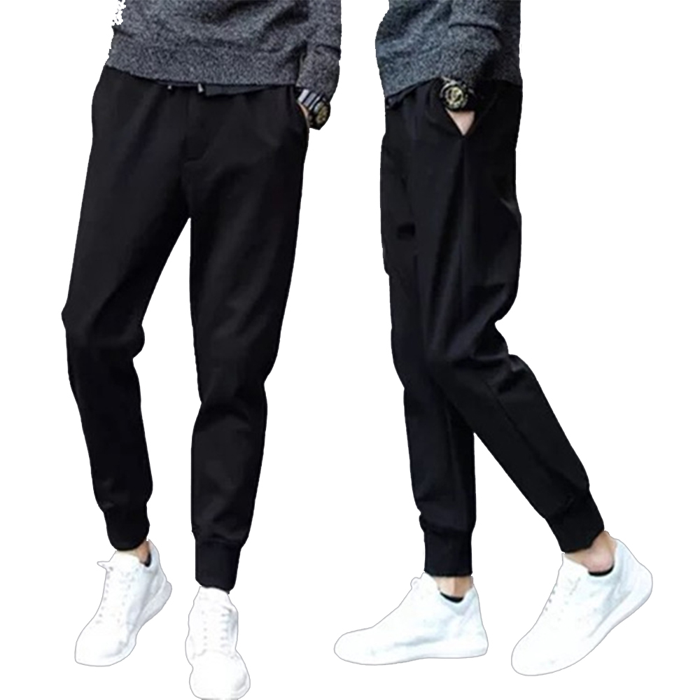 【KISSDIAMOND】極簡純色九分休閒運動褲(KDP-92002/修身/顯瘦/彈力)