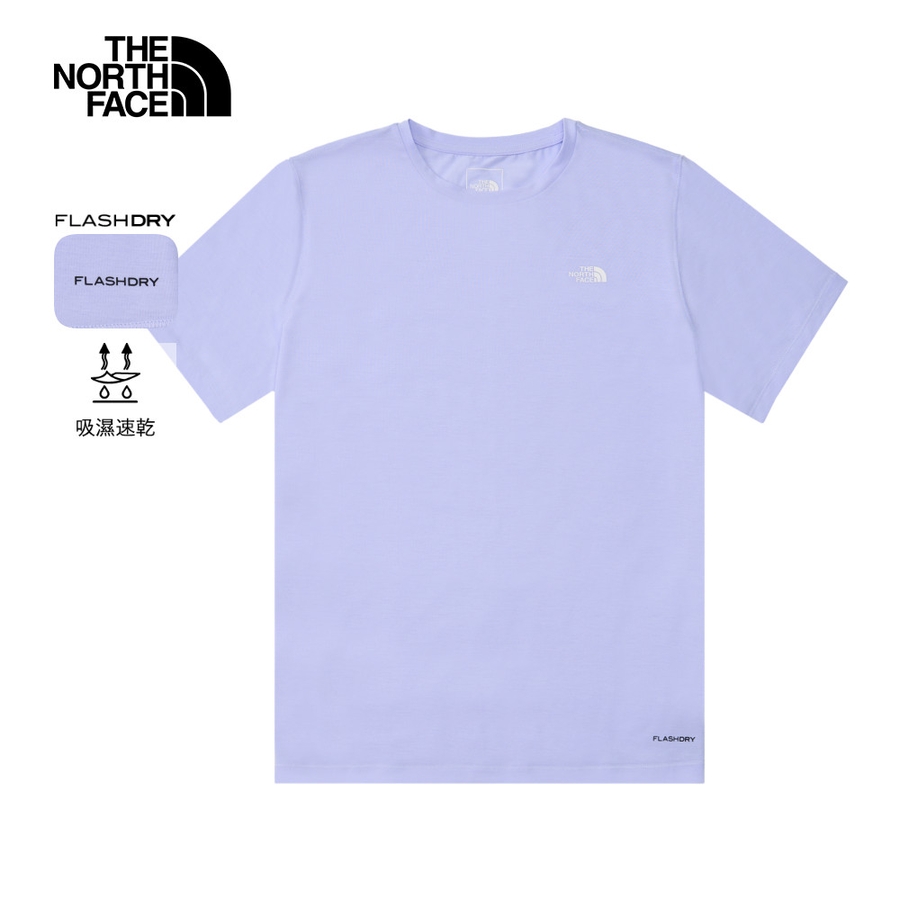 The North Face北面女款藍色吸濕排汗短袖T恤｜8EYK0VI 排汗衫