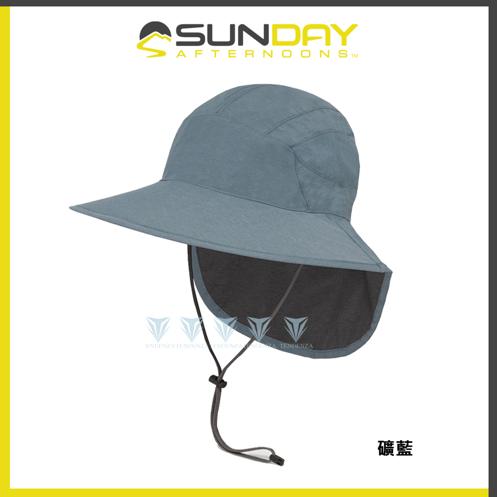 Sunday Afternoons 抗UV防水透氣護頸帽 礦藍 Ultra Adventure Storm Hat