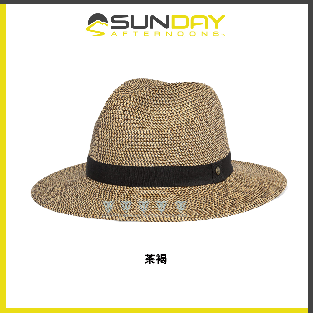 Sunday Afternoons 抗UV防曬透氣羅緞紳士帽 茶褐 Havana Hat