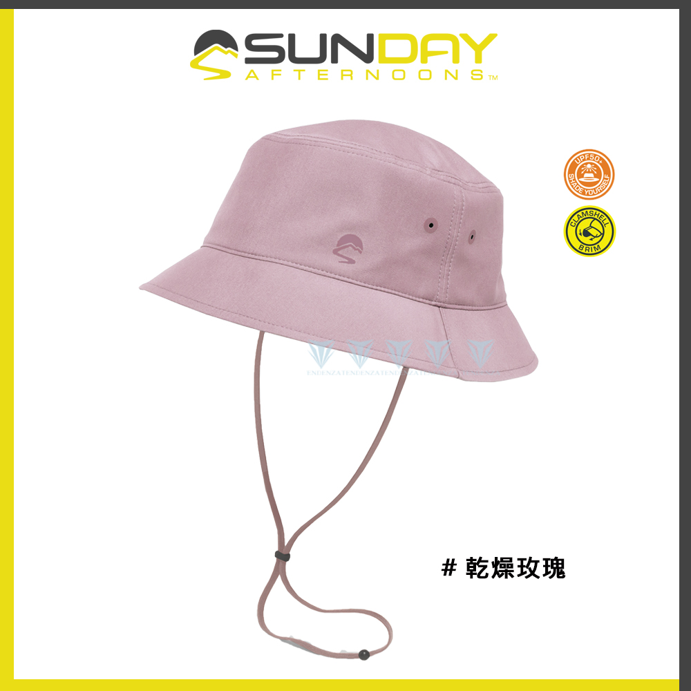 Sunday Afternoons 抗UV防潑輕量漁夫帽 乾燥玫瑰 Sunward Bucket