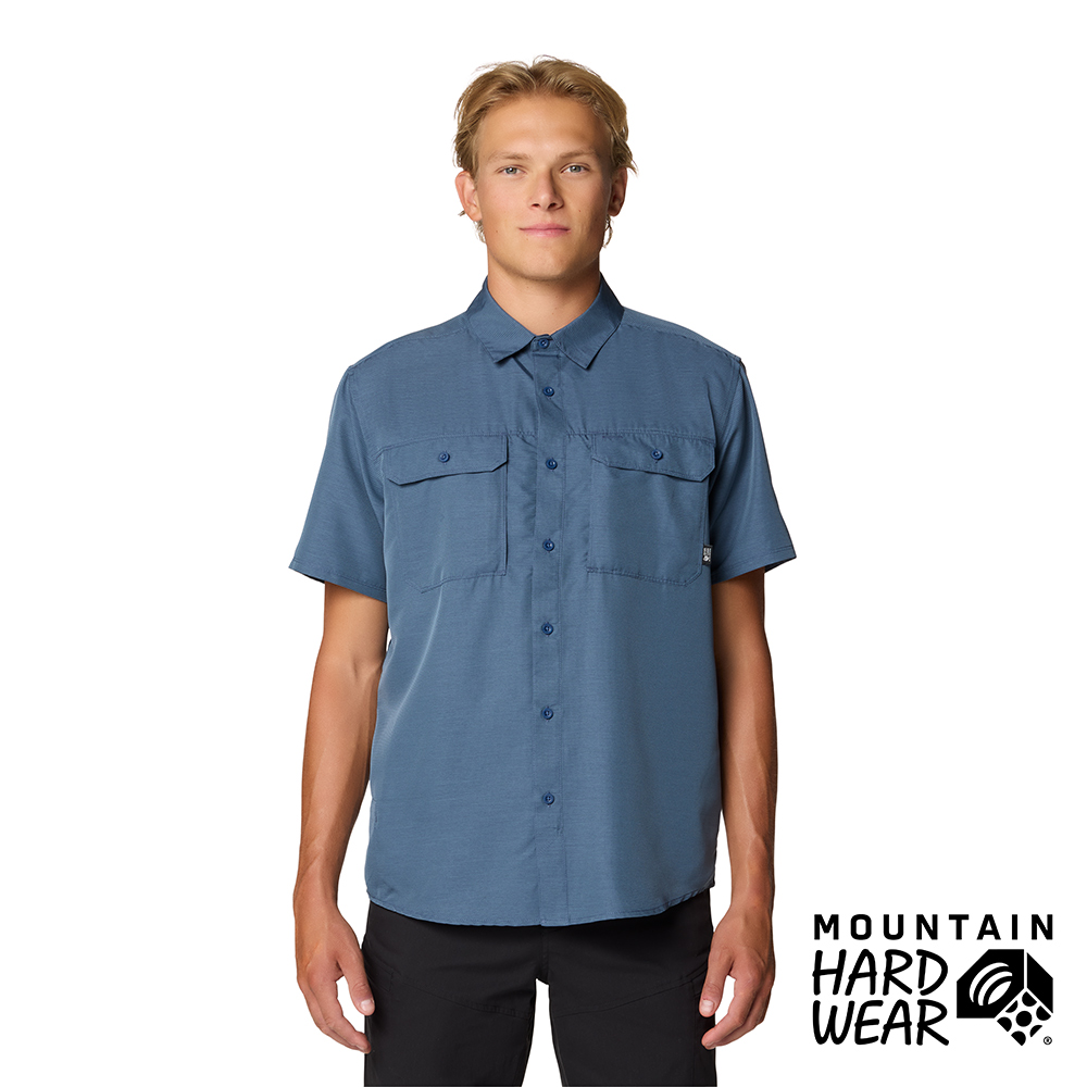 【Mountain Hardwear】Canyon Short Sleeve Men 機能防曬短袖襯衫 鋅色 男款 #211023