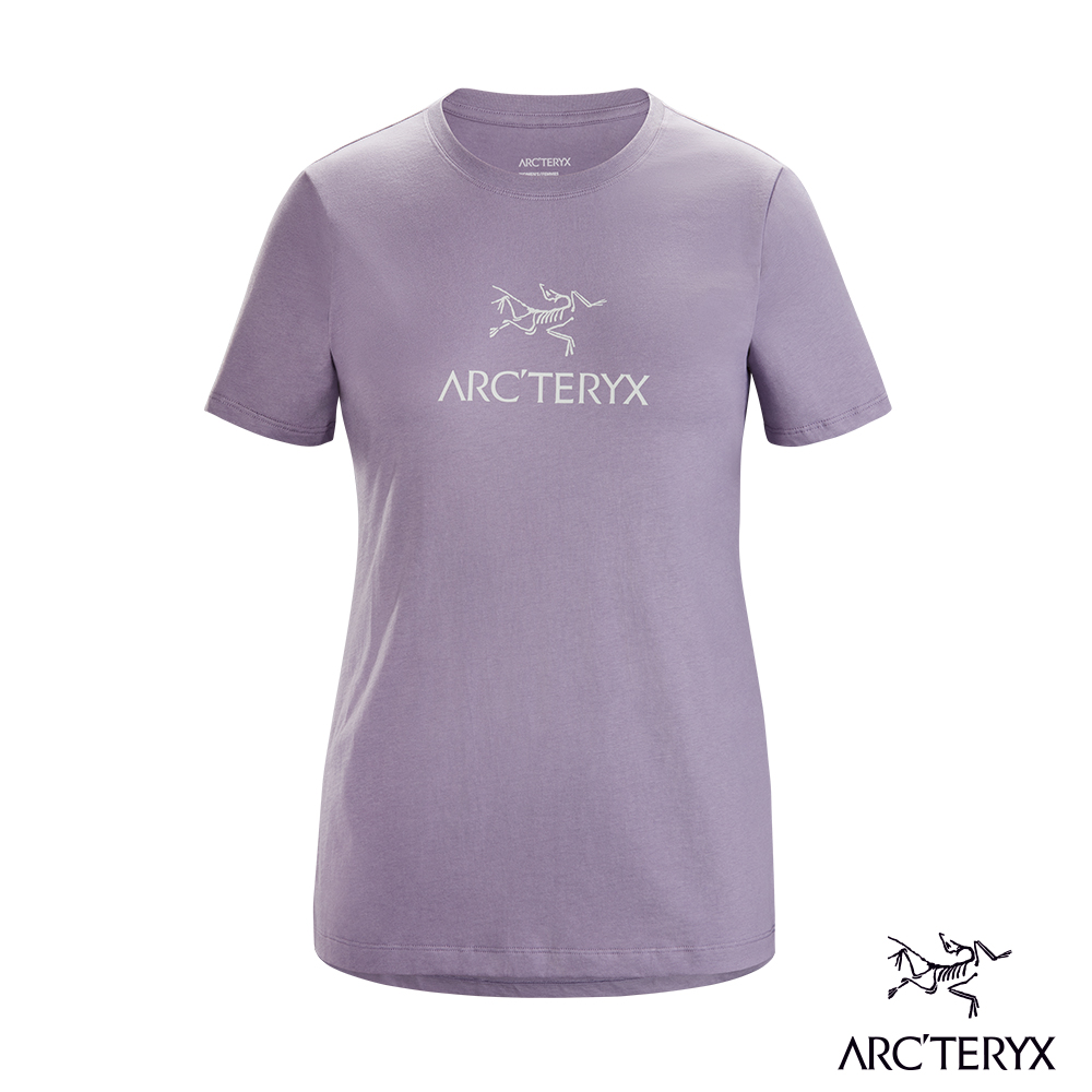 Arcteryx 始祖鳥 女 ArcWord 100%有機棉休閒Tee 深未來紫