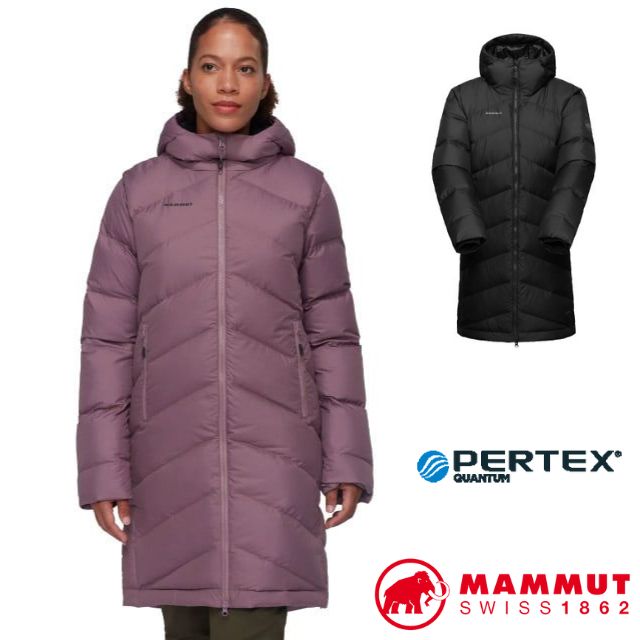 【MAMMUT 長毛象】女 Fedoz IN Hooded Parka 防風防潑連帽保暖長版羽絨外套/1013-02091