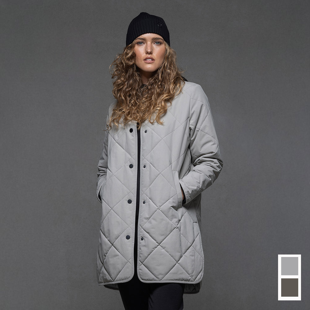 【Alchemy Equipment】女 Primaloft® 經典格紋防潑水長袖外套(長版)