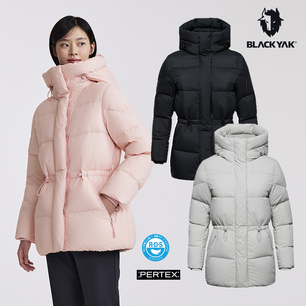 【BLACKYAK】女 PANI QUANTUM連帽羽絨外套(淺粉紅/象牙白/黑色)-輕量羽絨 防風保暖連帽外套|BYDB2WJ905
