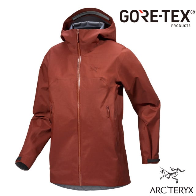 【ARCTERYX 始祖鳥】女 Beta Gore-Tex 防水透氣連帽外套/X000009239 紅衫紅