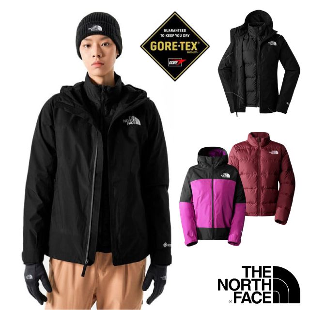 【The North Face】女 GORE-TEX 防風防水透氣二件式連帽外套(亞洲版型) 83RU