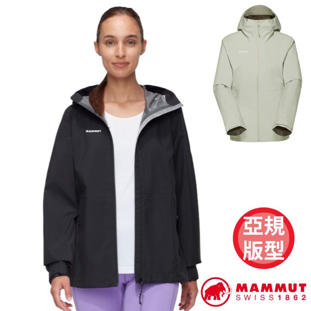 【MAMMUT 長毛象】女 Linard Light HS Hooded Jacket AF 輕量防水連帽硬殼外套/1010-31960
