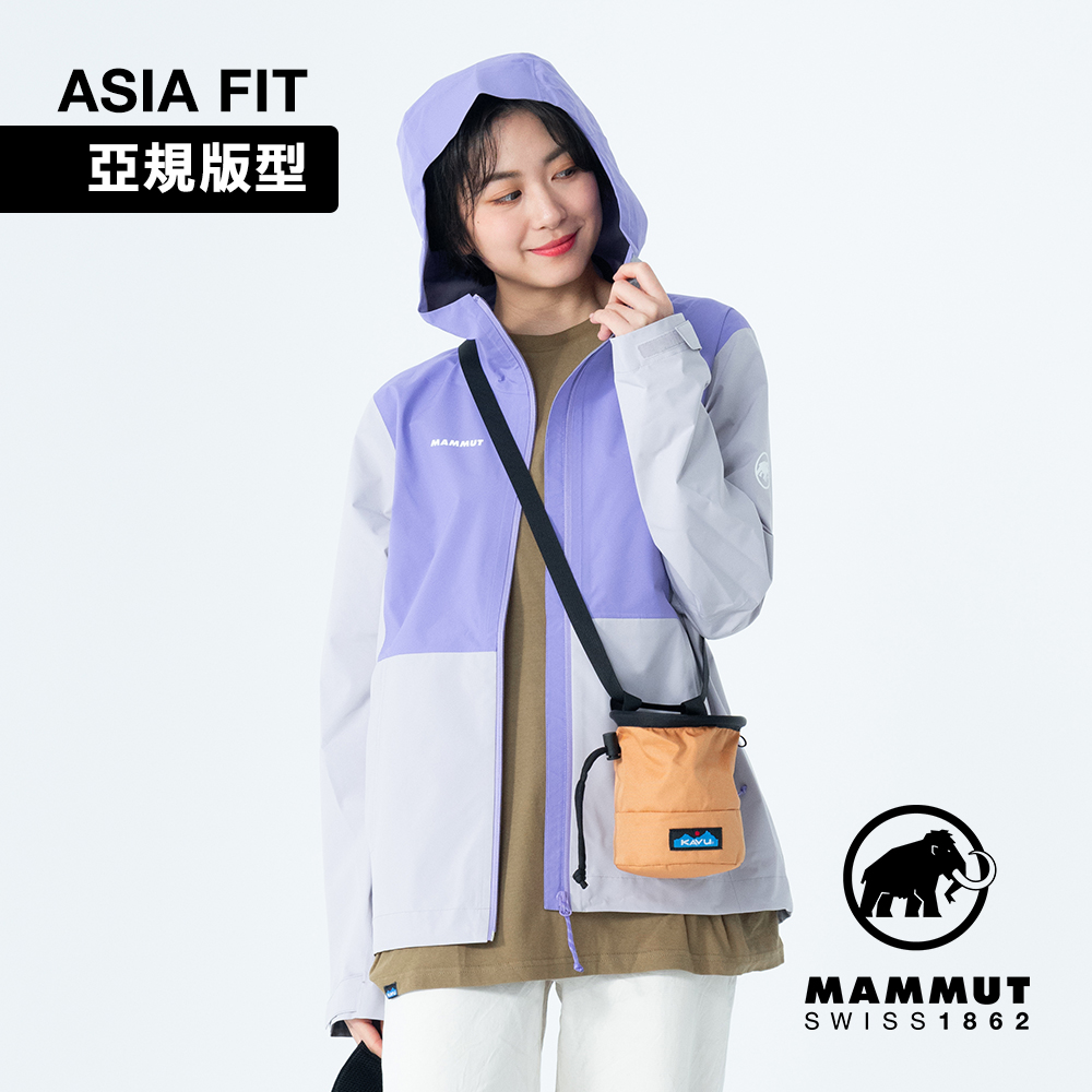 【Mammut 長毛象】Linard Light HS Hooded AF 防風防水連帽外套 紫風輪/薰衣草紫 女款 #1010-31960